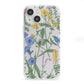 Garden Florals iPhone 13 Mini Clear Bumper Case
