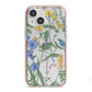 Garden Florals iPhone 13 Mini TPU Impact Case with Pink Edges
