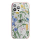 Garden Florals iPhone 13 Pro Max TPU Impact Case with Pink Edges