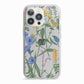 Garden Florals iPhone 13 Pro TPU Impact Case with White Edges