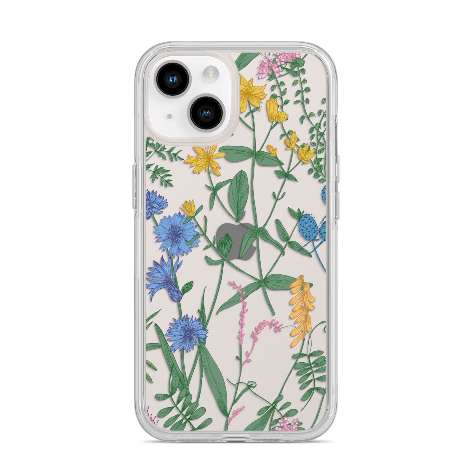 Garden Florals iPhone 14 Clear Tough Case Starlight