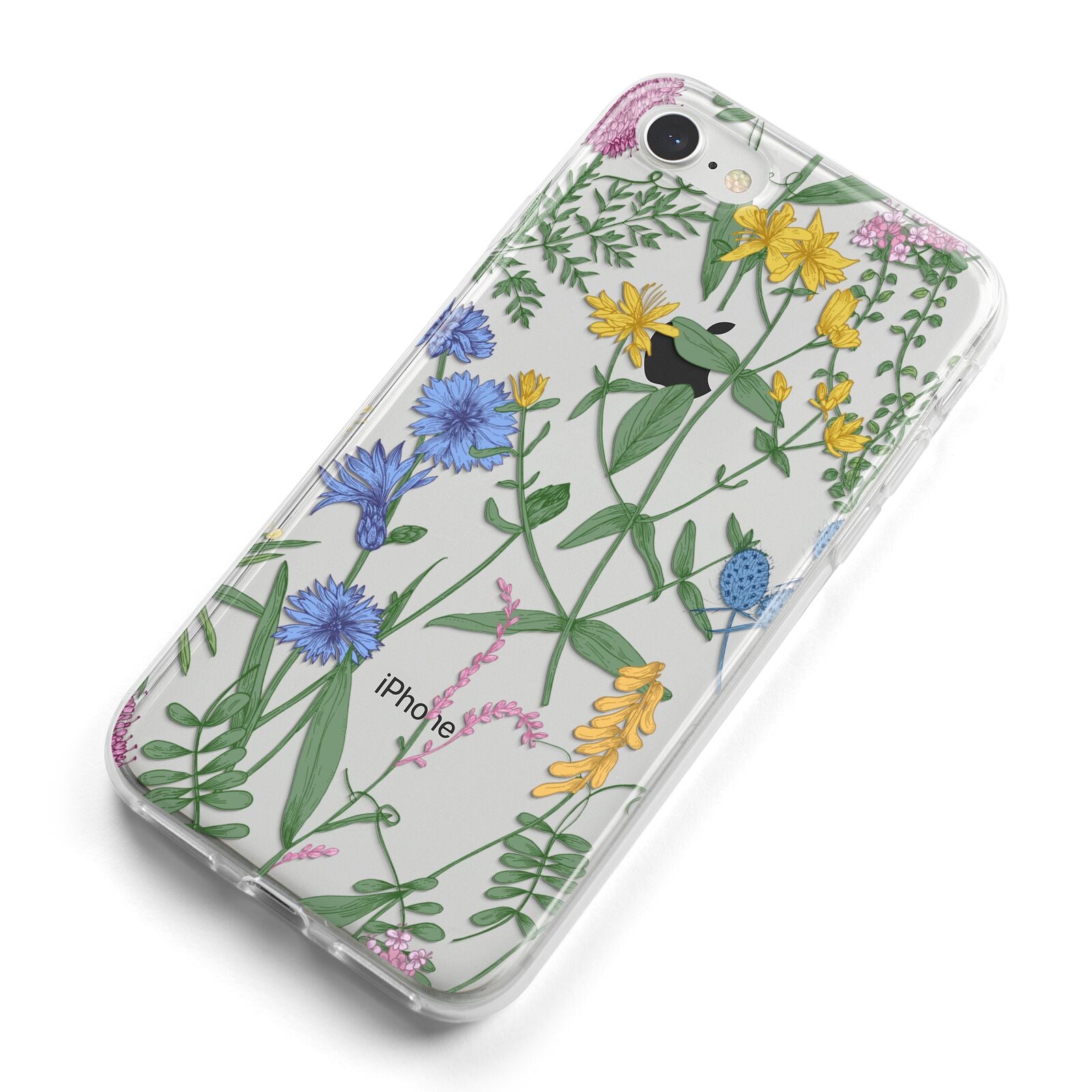 Garden Florals iPhone 8 Bumper Case on Silver iPhone Alternative Image