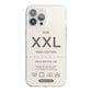 Garment Label iPhone 13 Pro Max TPU Impact Case with White Edges