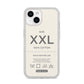 Garment Label iPhone 14 Clear Tough Case Starlight