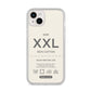 Garment Label iPhone 14 Plus Clear Tough Case Starlight