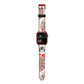 Geisha Girl Apple Watch Strap Size 38mm with Red Hardware