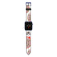 Geisha Girl Apple Watch Strap with Blue Hardware