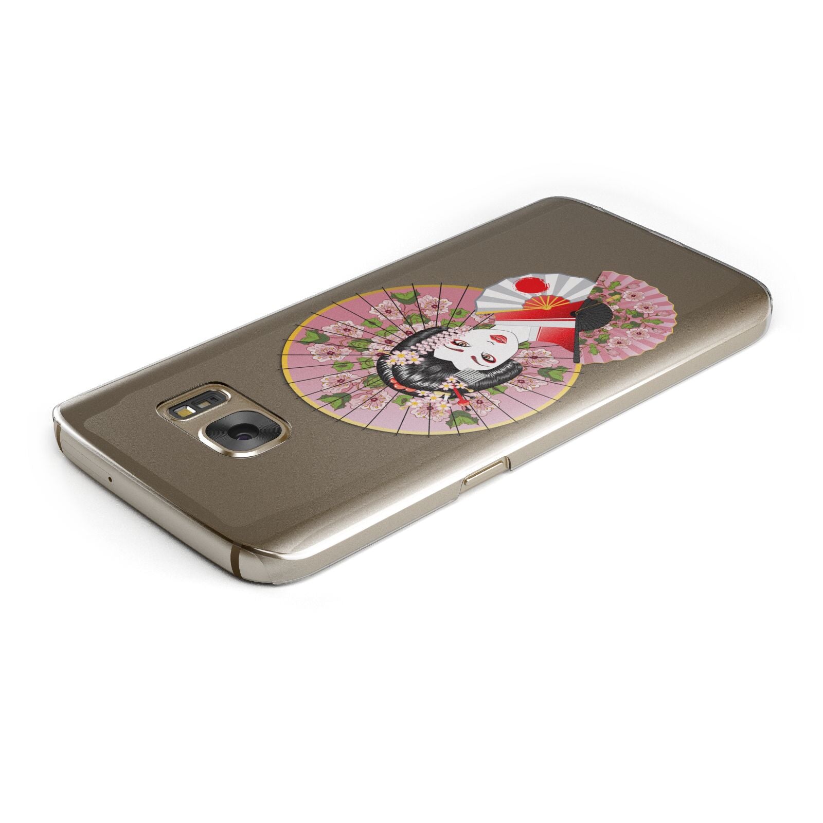 Geisha Girl Samsung Galaxy Case Top Cutout