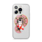 Geisha Girl iPhone 14 Pro Clear Tough Case Silver
