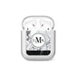 Geometric Marble Initials Personalised AirPods Case