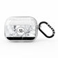 Geometric Marble Initials Personalised AirPods Pro Glitter Case