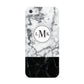 Geometric Marble Initials Personalised Apple iPhone 5 Case