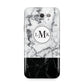 Geometric Marble Initials Personalised Samsung Galaxy J7 2017 Case