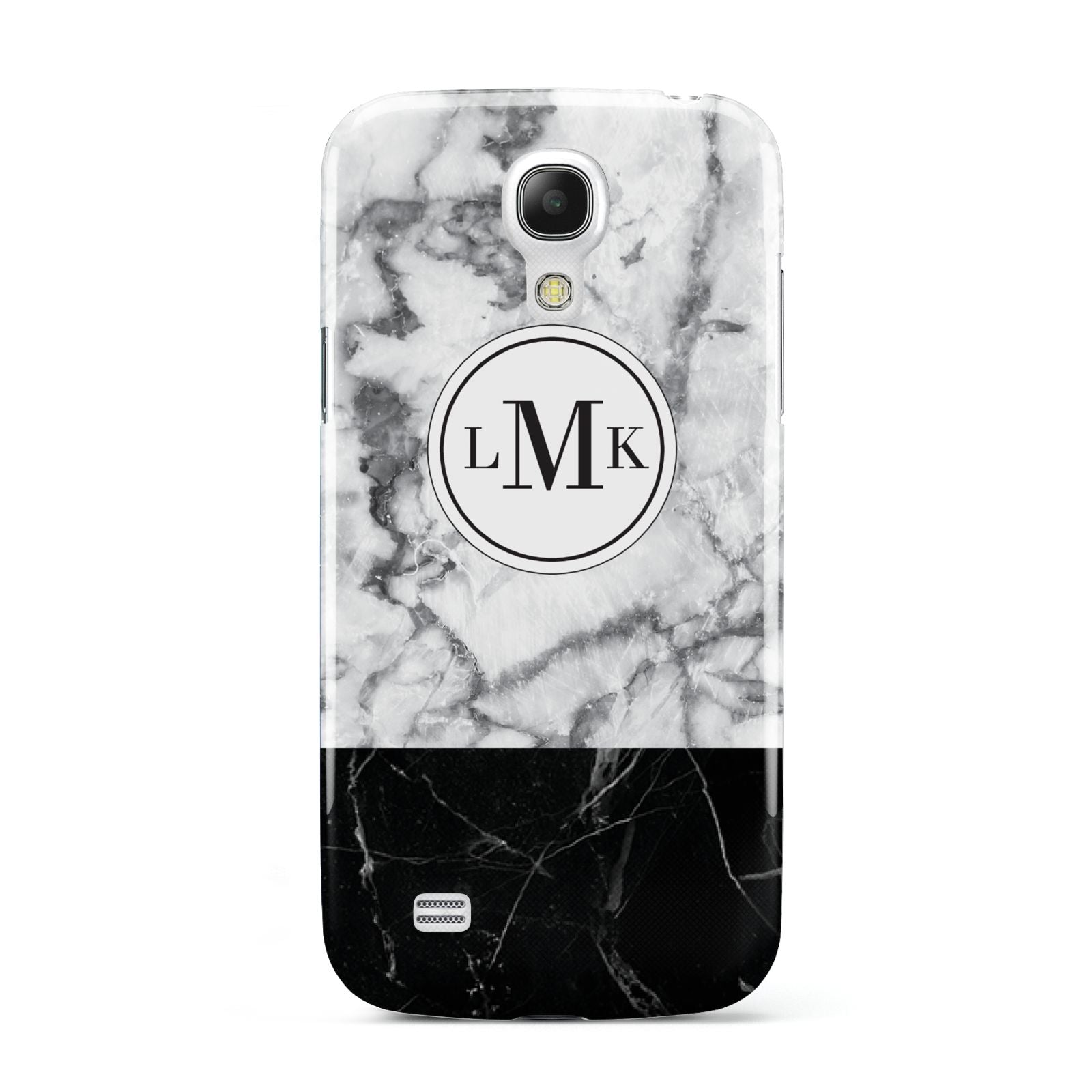 Geometric Marble Initials Personalised Samsung Galaxy S4 Mini Case