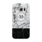 Geometric Marble Initials Personalised Samsung Galaxy S6 Edge Case