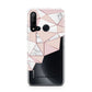 Geometric Pink Marble with Name Huawei P20 Lite 5G Phone Case