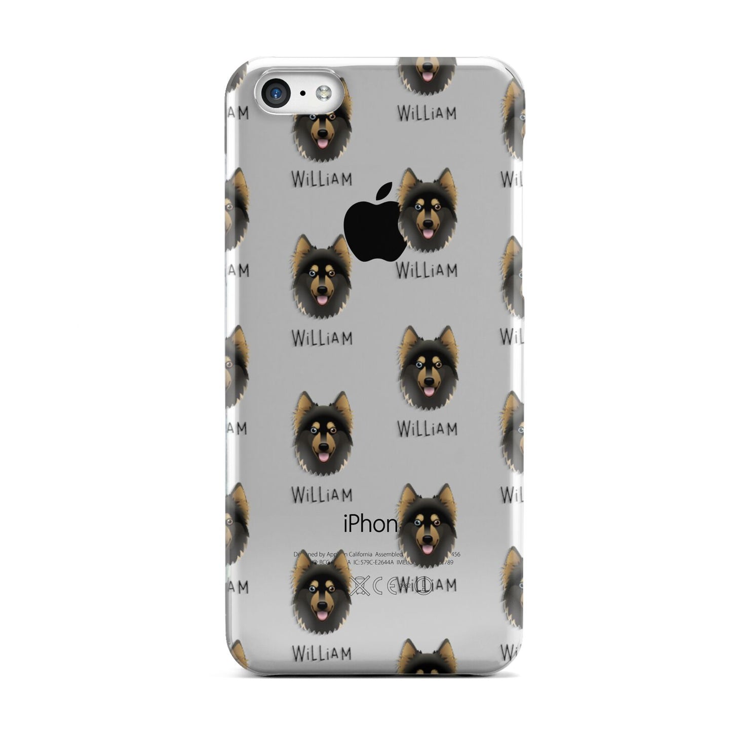 Gerberian Shepsky Icon with Name Apple iPhone 5c Case
