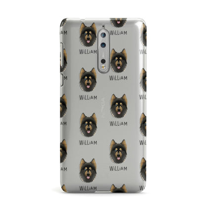 Gerberian Shepsky Icon with Name Nokia Case