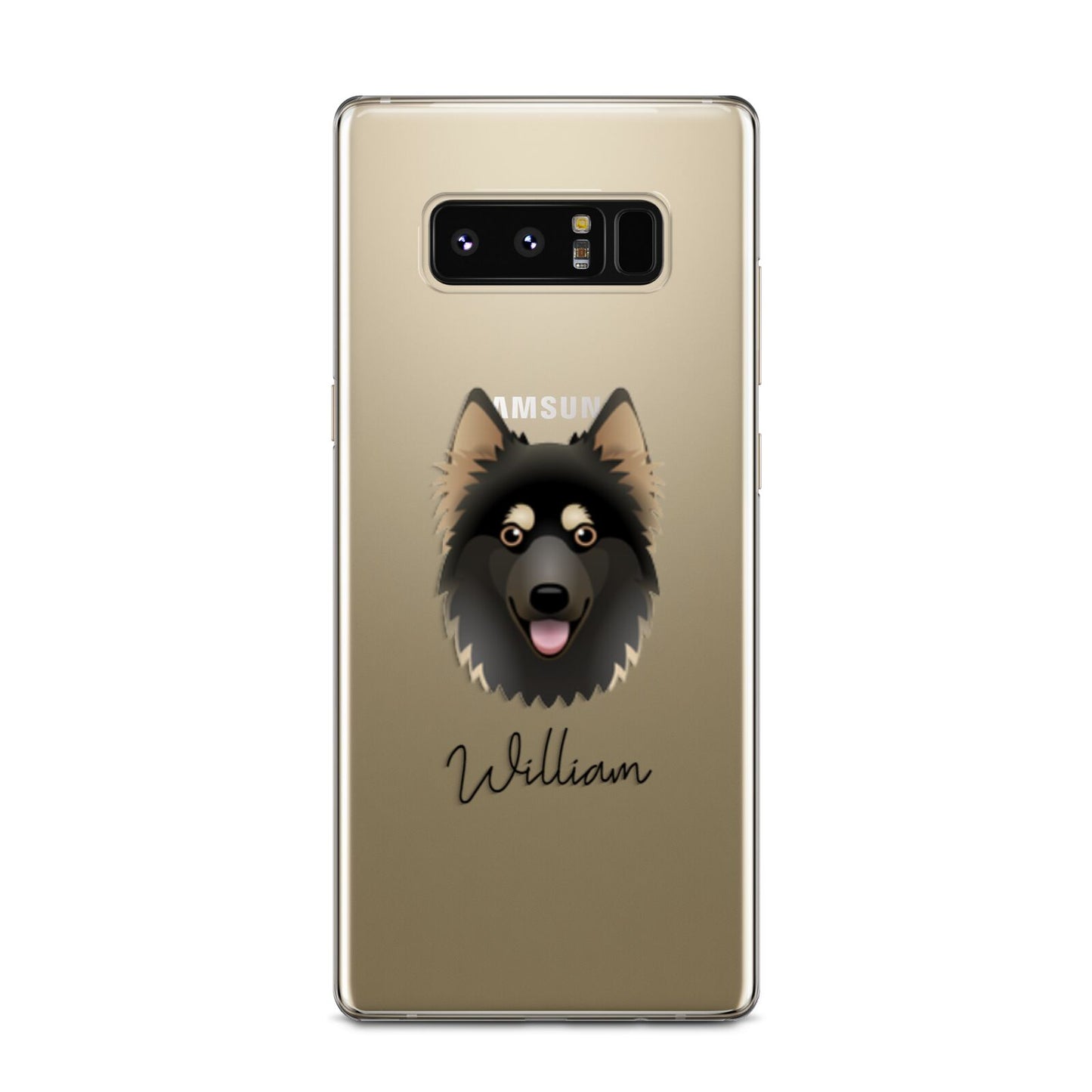 Gerberian Shepsky Personalised Samsung Galaxy Note 8 Case
