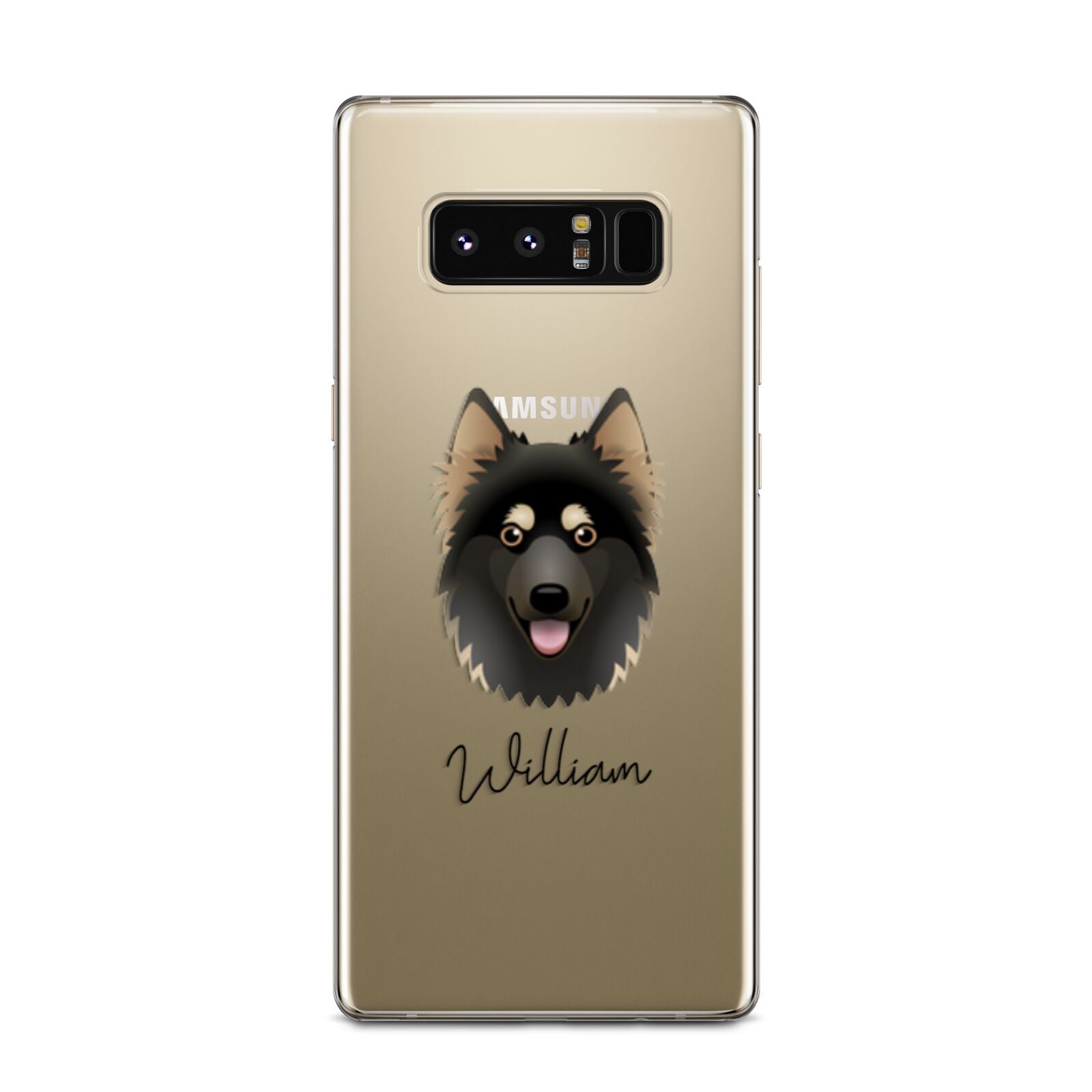 Gerberian Shepsky Personalised Samsung Galaxy Note 8 Case