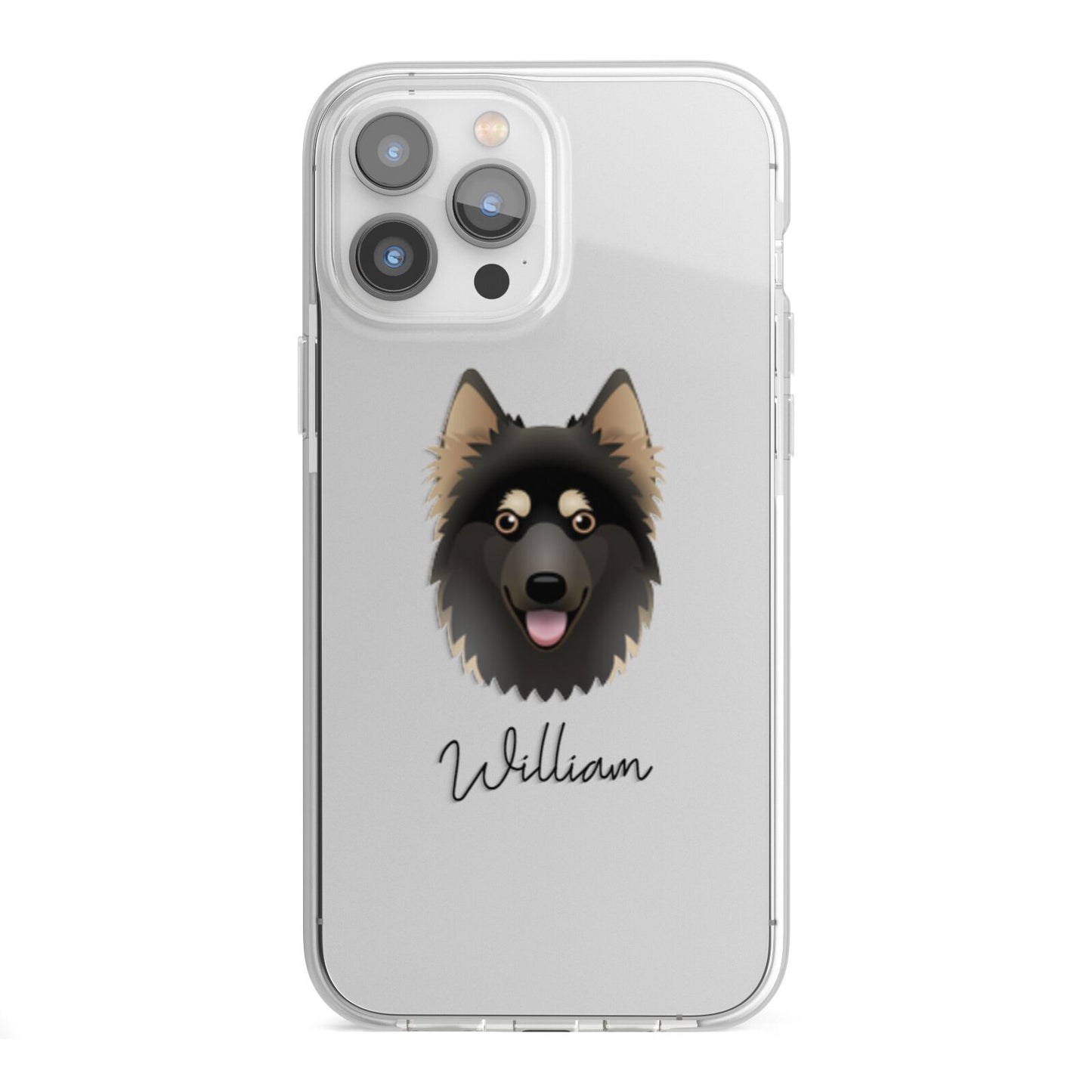 Gerberian Shepsky Personalised iPhone 13 Pro Max TPU Impact Case with White Edges