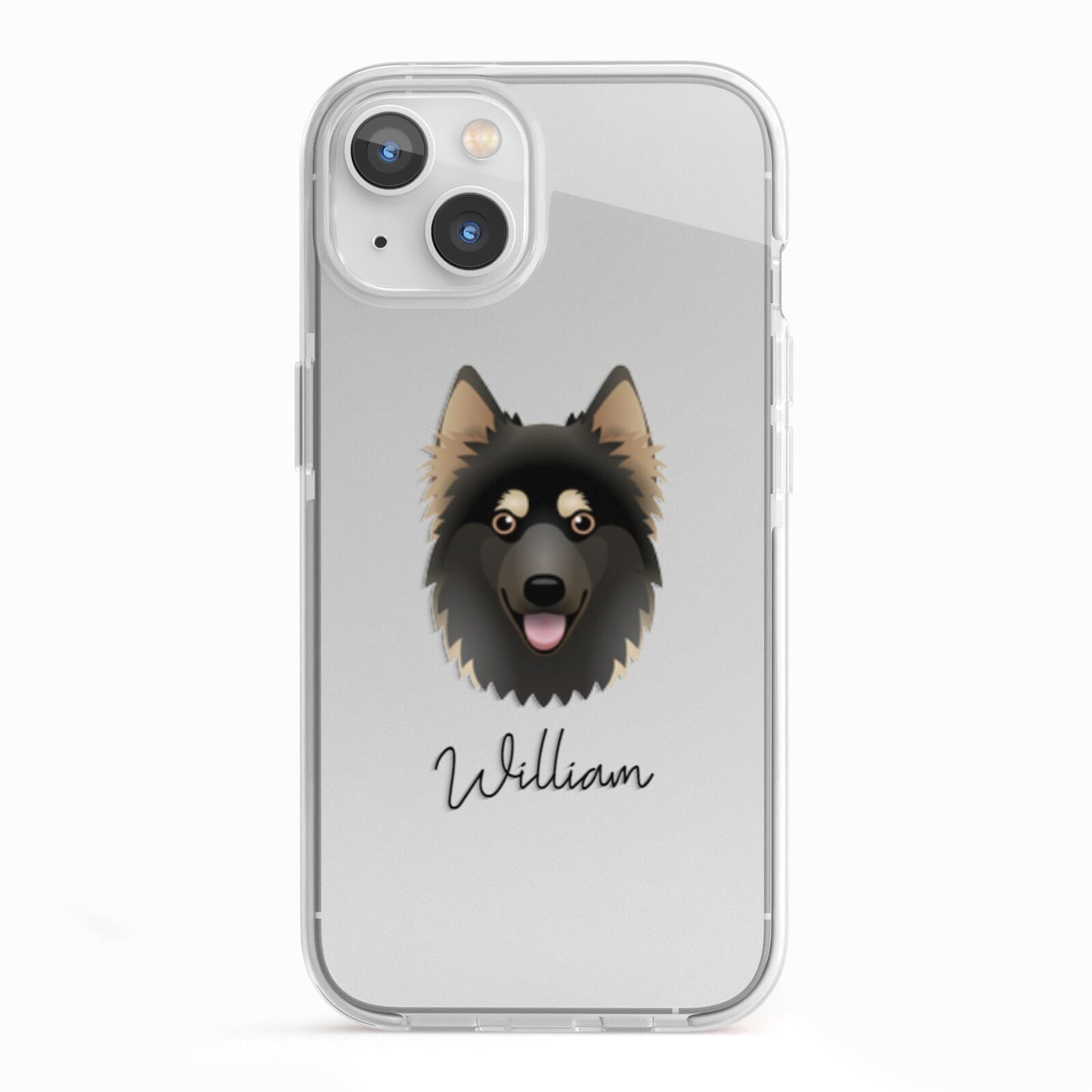 Gerberian Shepsky Personalised iPhone 13 TPU Impact Case with White Edges