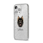 Gerberian Shepsky Personalised iPhone 14 Pro Max Glitter Tough Case Silver Angled Image