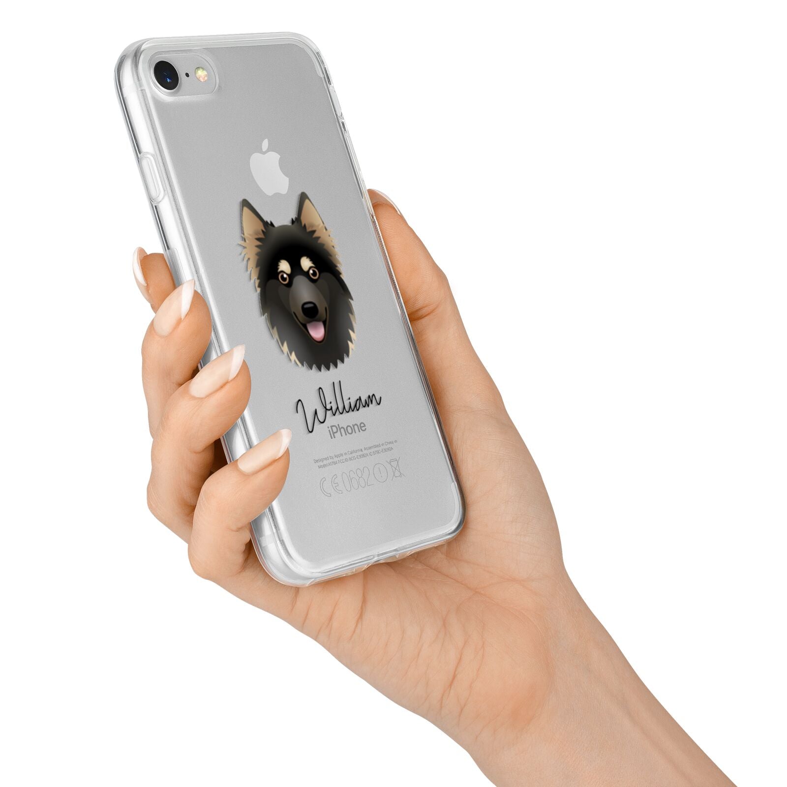 Gerberian Shepsky Personalised iPhone 7 Bumper Case on Silver iPhone Alternative Image
