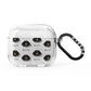 German Longhaired Pointer Icon with Name AirPods Glitter Case 3rd Gen