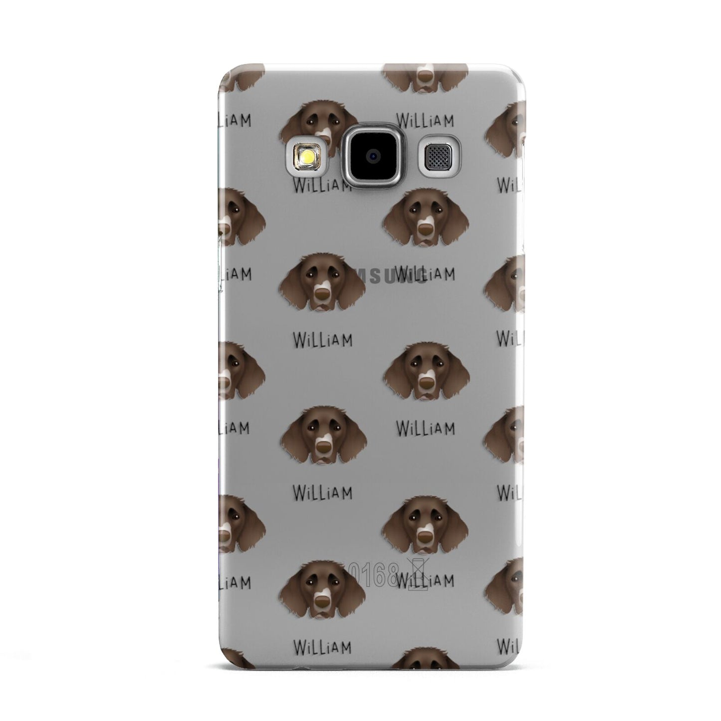 German Longhaired Pointer Icon with Name Samsung Galaxy A5 Case