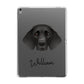 German Longhaired Pointer Personalised Apple iPad Grey Case
