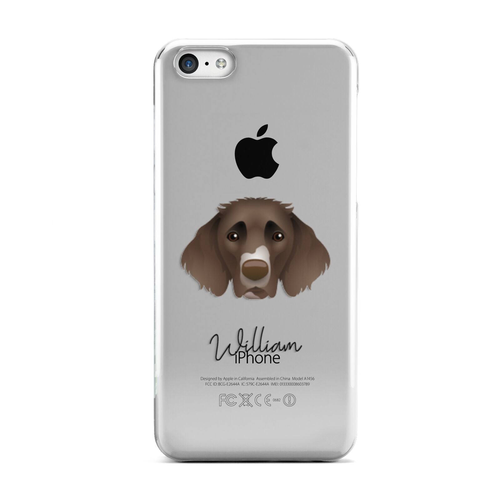 German Longhaired Pointer Personalised Apple iPhone 5c Case