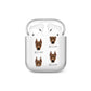 German Pinscher Icon with Name AirPods Case