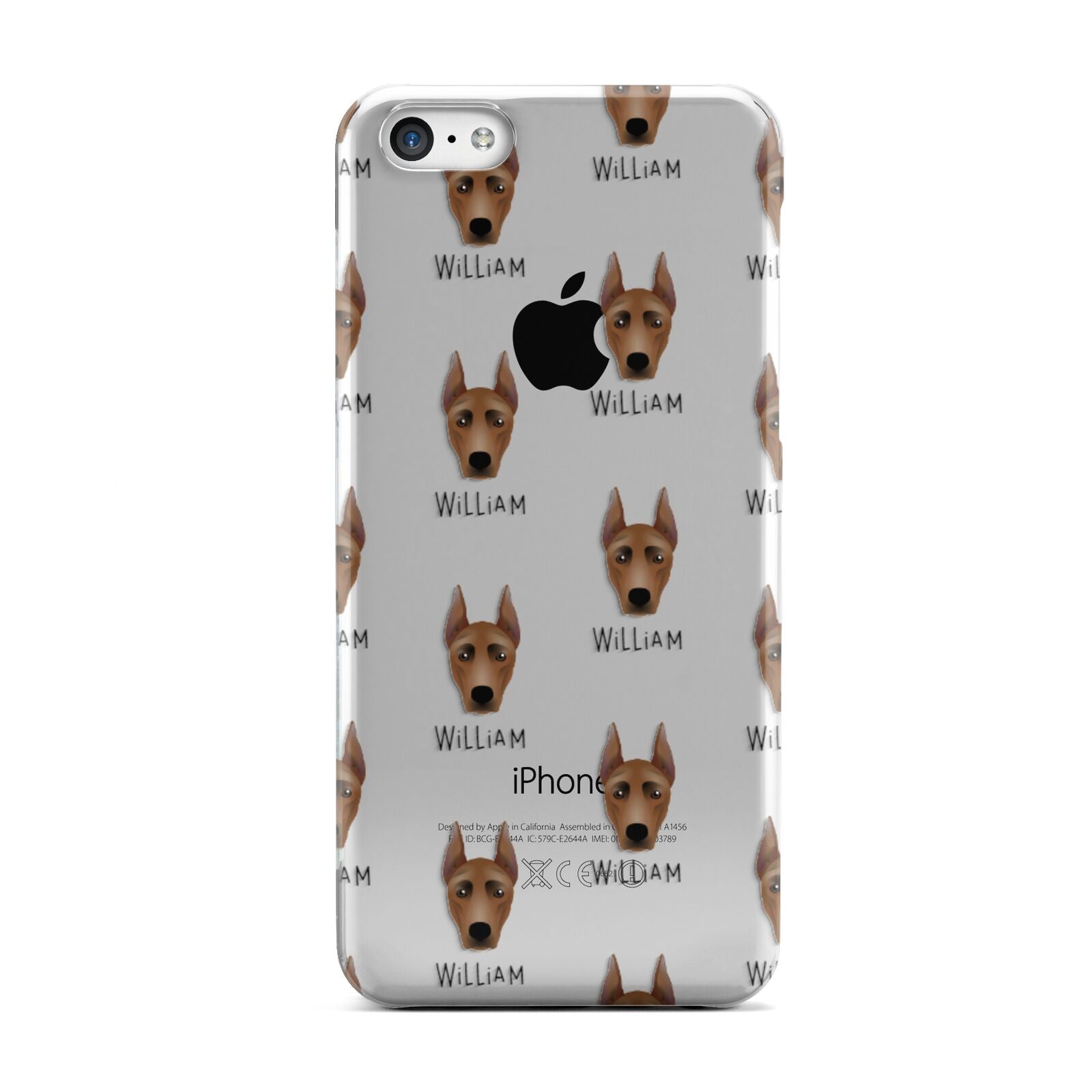 German Pinscher Icon with Name Apple iPhone 5c Case