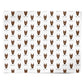 German Pinscher Icon with Name Personalised Wrapping Paper Alternative