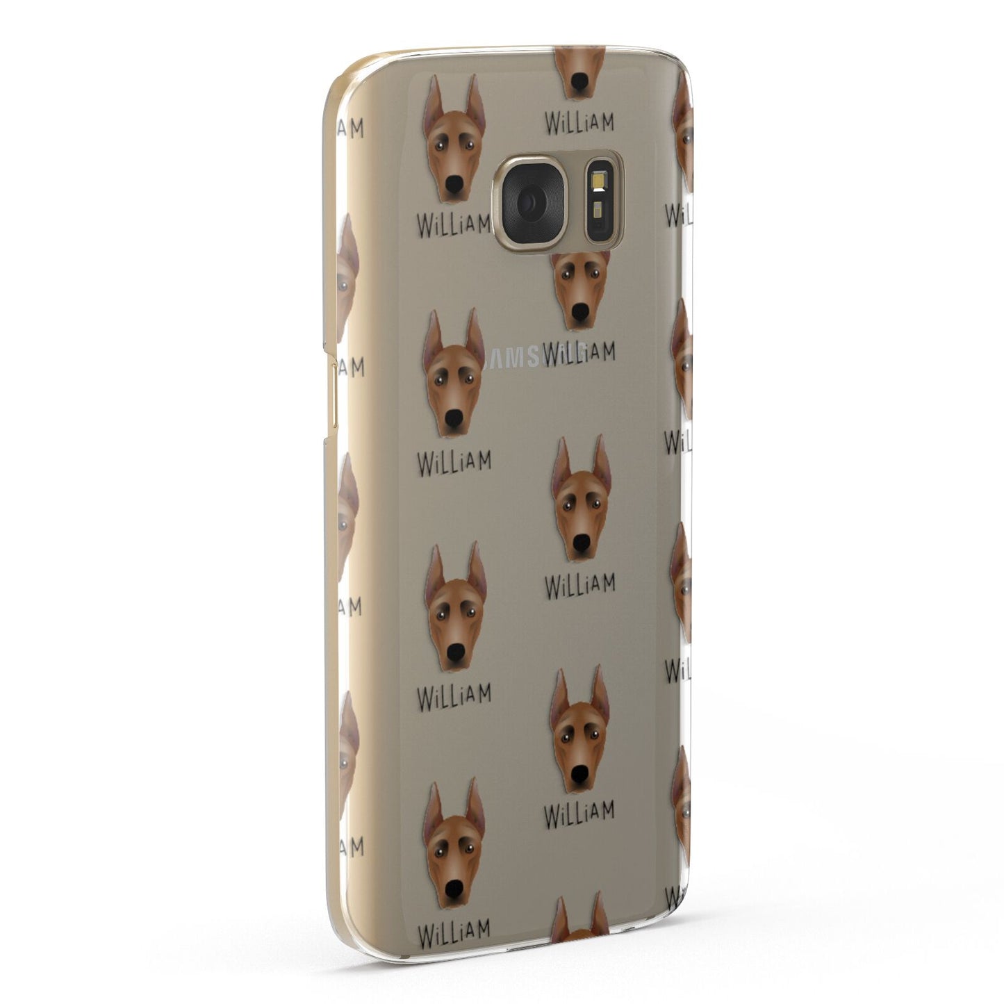 German Pinscher Icon with Name Samsung Galaxy Case Fourty Five Degrees
