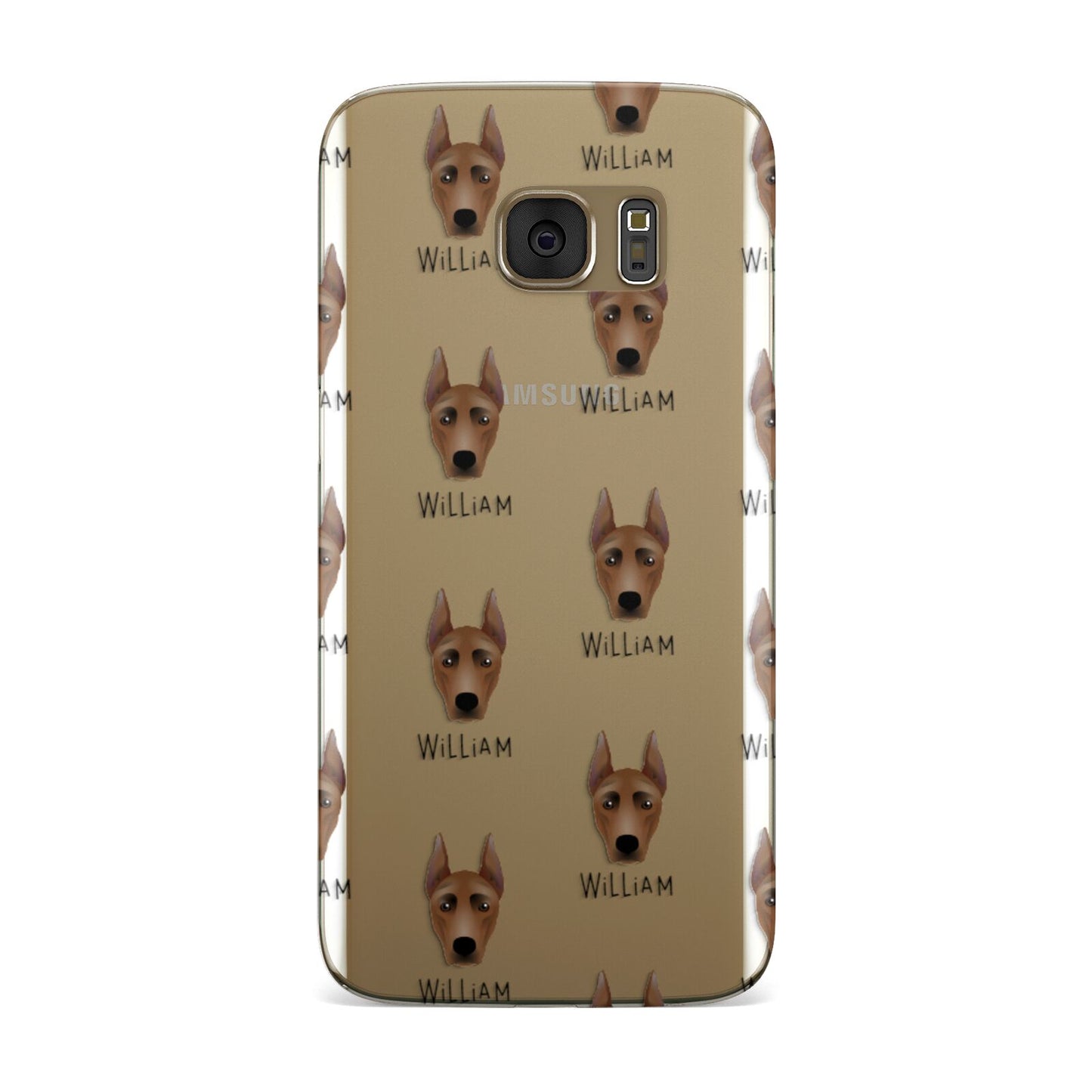 German Pinscher Icon with Name Samsung Galaxy Case