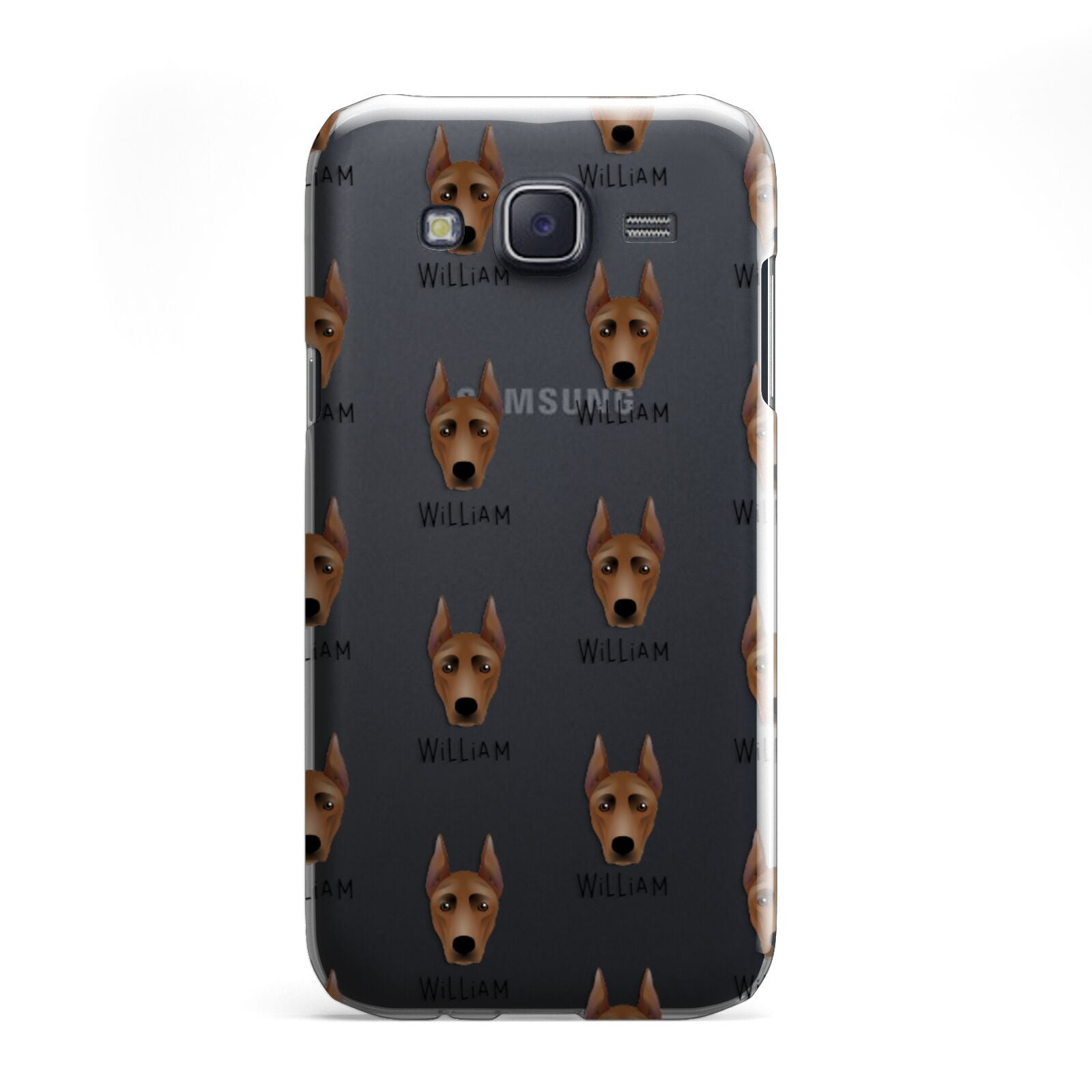 German Pinscher Icon with Name Samsung Galaxy J5 Case