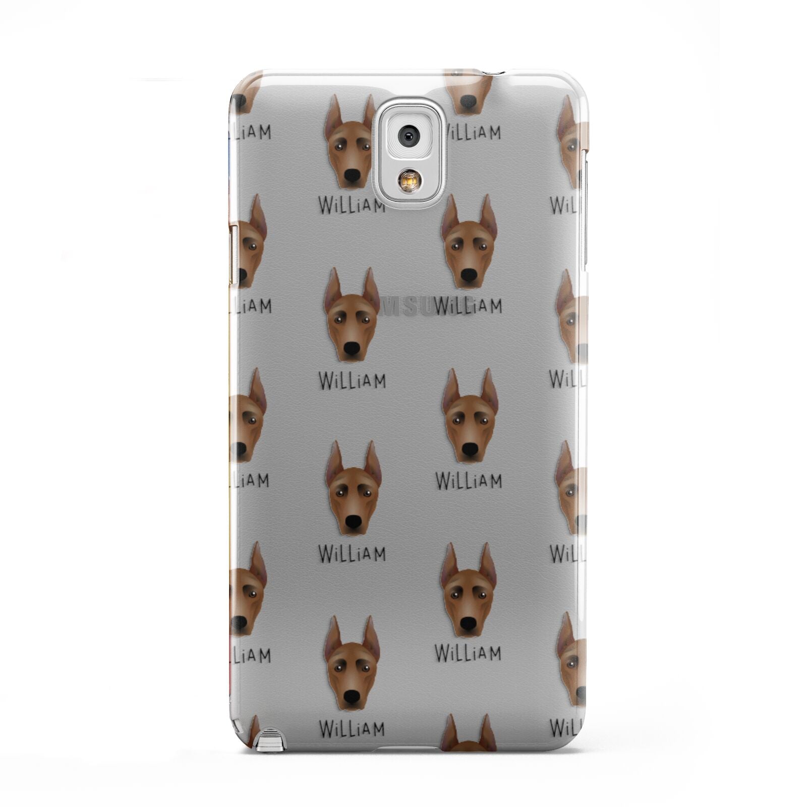 German Pinscher Icon with Name Samsung Galaxy Note 3 Case