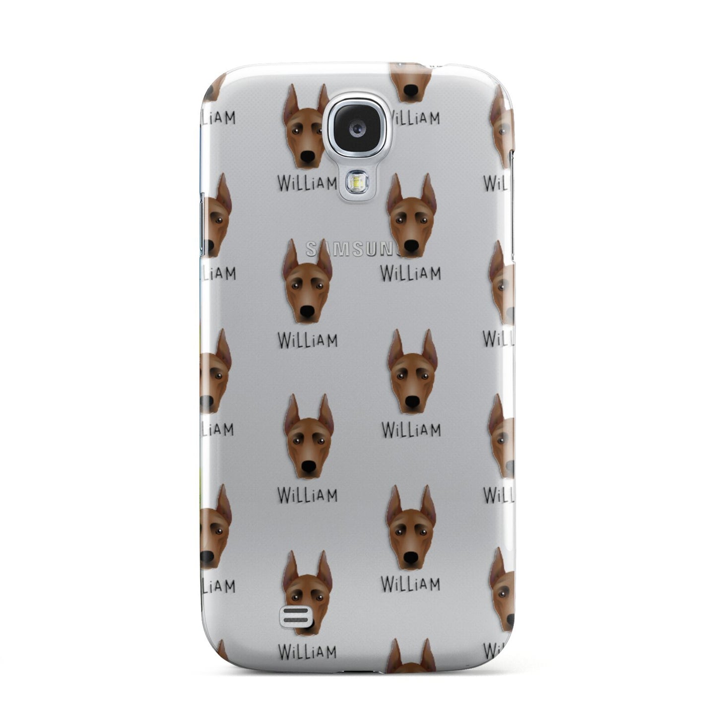 German Pinscher Icon with Name Samsung Galaxy S4 Case