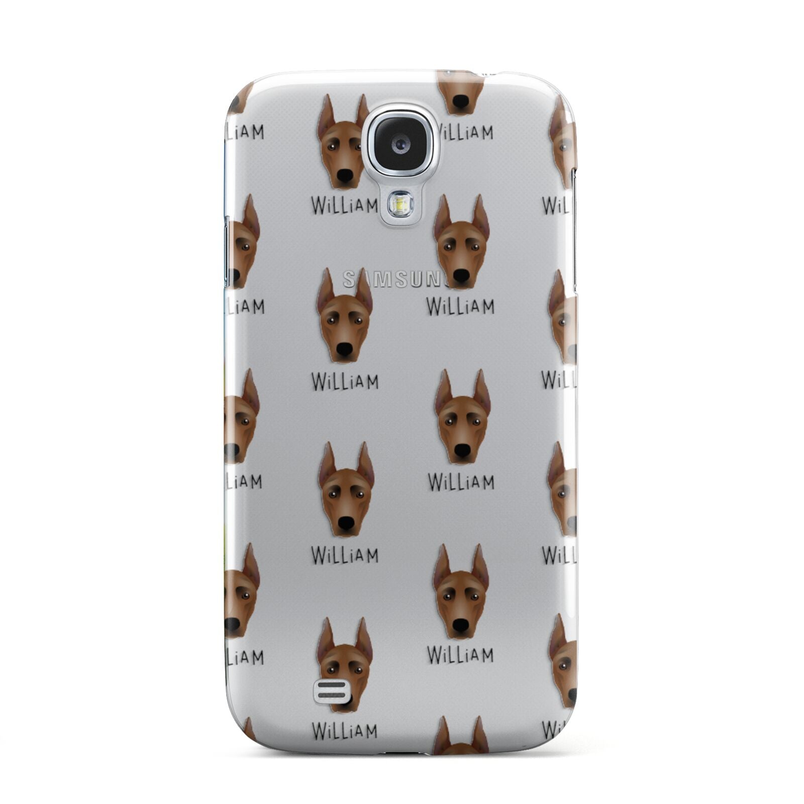 German Pinscher Icon with Name Samsung Galaxy S4 Case