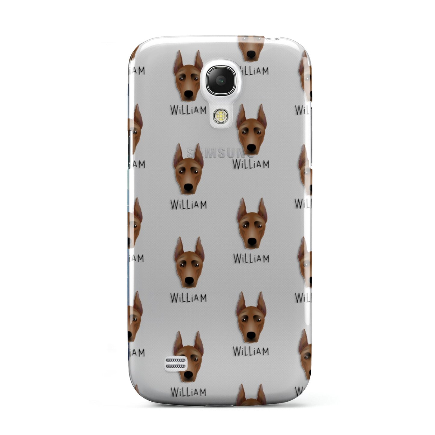 German Pinscher Icon with Name Samsung Galaxy S4 Mini Case