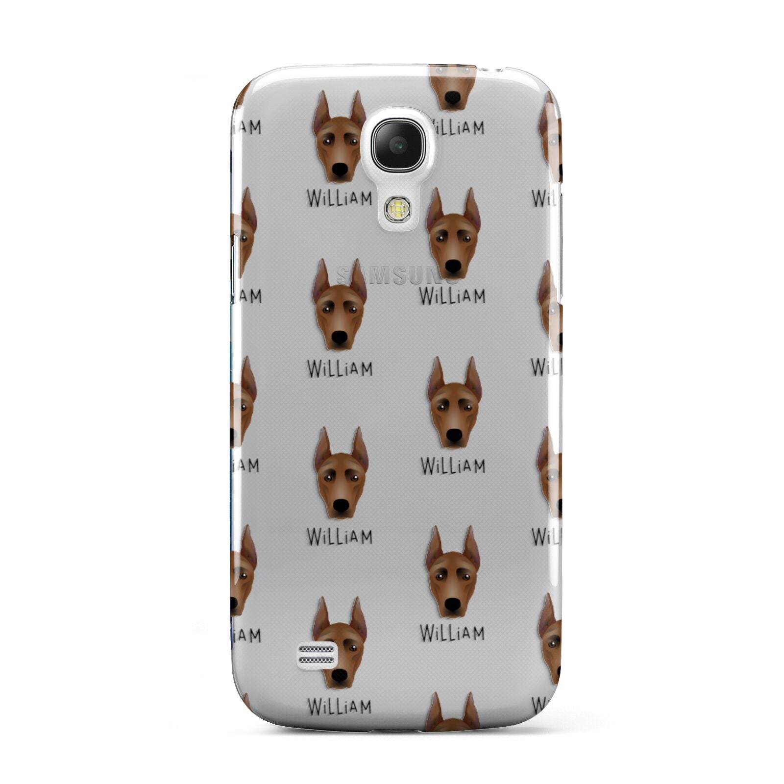 German Pinscher Icon with Name Samsung Galaxy S4 Mini Case