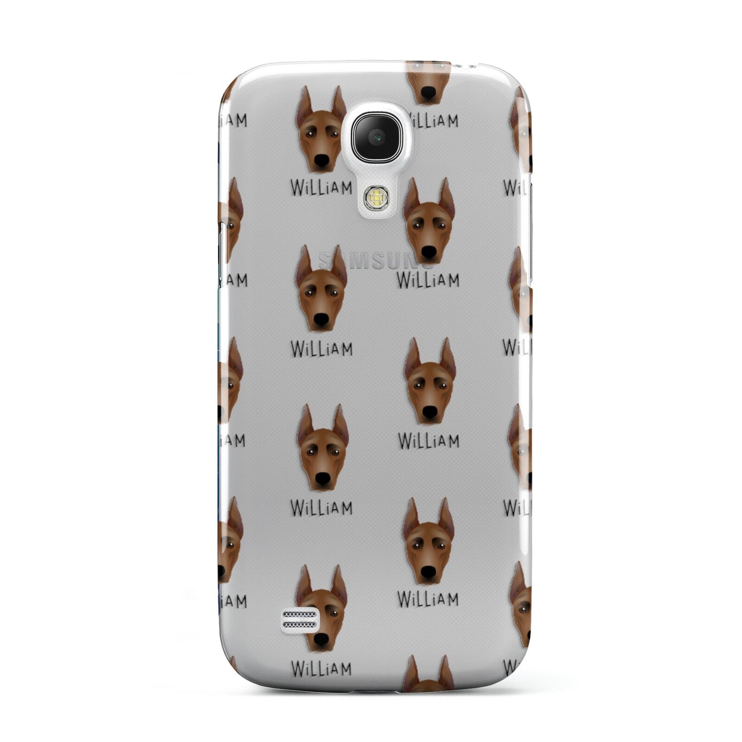 German Pinscher Icon with Name Samsung Galaxy S4 Mini Case