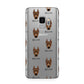 German Pinscher Icon with Name Samsung Galaxy S9 Case