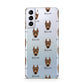 German Pinscher Icon with Name Samsung S21 Plus Phone Case