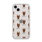 German Pinscher Icon with Name iPhone 14 Plus Clear Tough Case Starlight