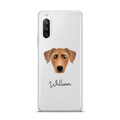 German Pinscher Personalised Sony Xperia 10 III Case