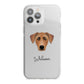 German Pinscher Personalised iPhone 13 Pro Max TPU Impact Case with White Edges