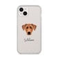 German Pinscher Personalised iPhone 14 Plus Clear Tough Case Starlight